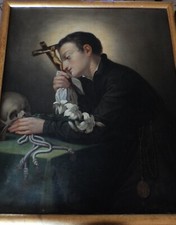 Antico quadro barocco con - quadro,