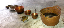 Batteria di pentole in rame