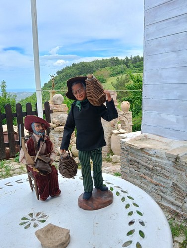 Pastore presepe terracotta - presepe,,