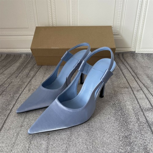 Scarpe donna blu slingback