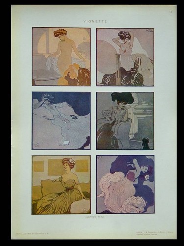 Femmes art nouveau aleardo - art, nouveau,