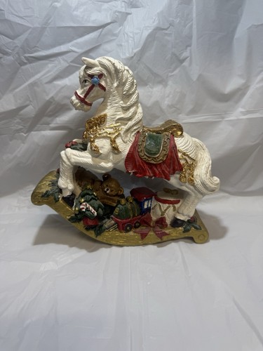 Statuina cavallo dondolo - statuina,