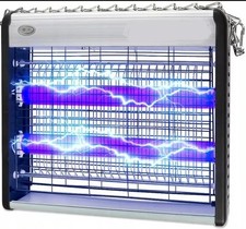 Zanzariera elettrica 12W due