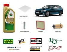 Kit Tagliando per Bmw 1 F20 114d 116d 118d 120d 125d + 5 Litri Olio Castrol 5w30