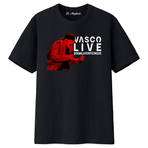 Maglietta uff vasco - maglietta, live
