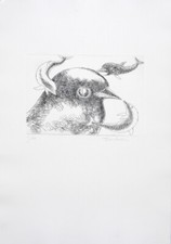 ALDO TURCHIARO ACQUAFORTE FIRMATA NUMERATA ALLIEVO DI GUTTUSO.