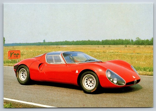 Cartolina alfa romeo - cartolina,