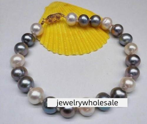 Bracciale perle naturali 9mm - perle,
