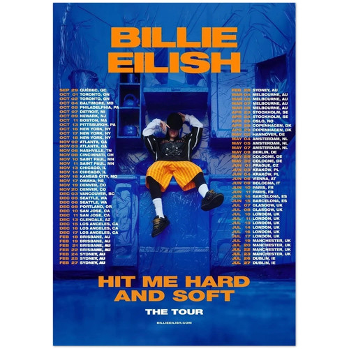 Poster concerto billie eilish - poster,