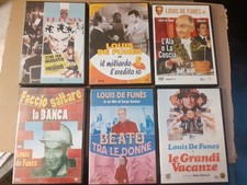 LOTTO 6 DVD LOUIS DE FUNES-L'ALA O LA COSCIA/FACCIO SALTARE LA BANCA-VEDI ELENCO