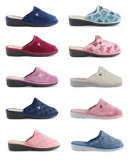 TIGLIO pantofole donna invernali velluto MADE IN ITALY chiuse ciabatte comode