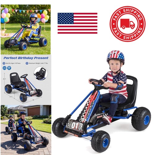 Blue wheel pedal kart for - pedal,