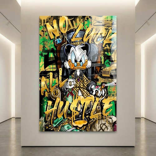 Pop art dagobert duck - duck,, no