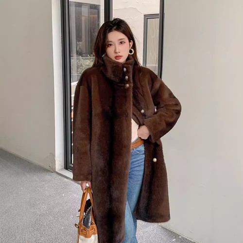 Cappotto donna pelliccia