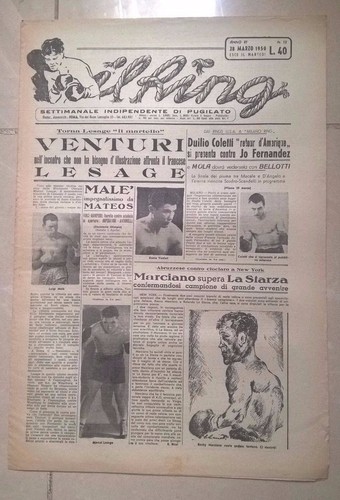 Giornale ring pugilato - giornale,