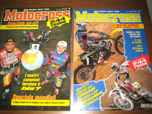Rivista motocross annata - annata, 1998