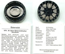 50 scellini Austria 1974 proof