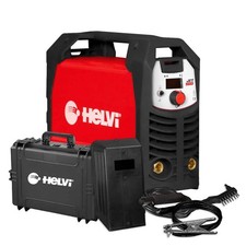 Helvi JET 160 Kit Saldatrice inverter a elettrodo MMA con Maschera per saldature