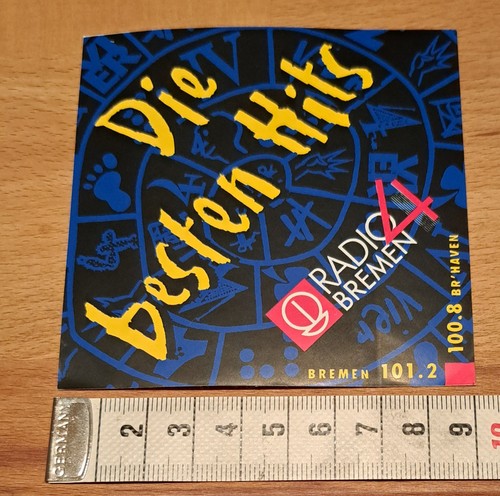 Vecchio adesivo sticker radio