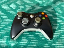 RICAMBI RIPARAZIONE O SOLO RICAMBI XBOX 360 NERO WIRELESS CONTROLLER UFFICIALE JOYPAD 