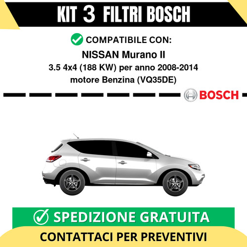 Kit bosch filtri tagliando - bosch, 3