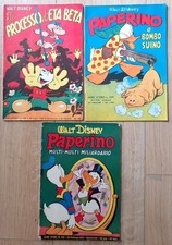 ALBO D'ORO 220 - 229 - 302 ETA BETA e PAPERINO Bombo Suino Mondadori Disney 1950
