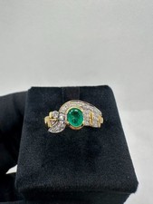 anello in oro (18K), smeraldo