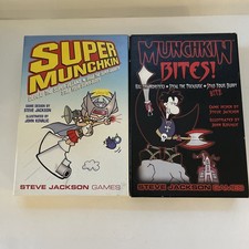 2 Giochi di Carte Munchkin - Morsi di Munchkin! e Super Munchkin - Completo CE