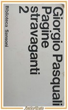 PAGINE STRAVAGANTI di Giorgio