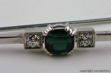 Spilla diamanti tormalina