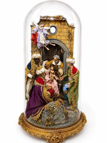 Presepe artigianale campana - in,