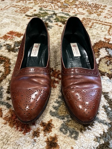 Mocassini vintage gucci brogue - mocassini,