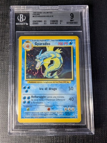 Beckett bgs gyarados - 9, set