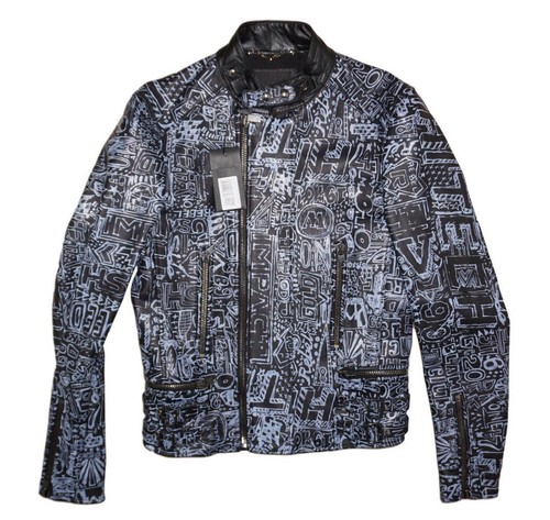 Giubbino pelle diesel nero - diesel, oro