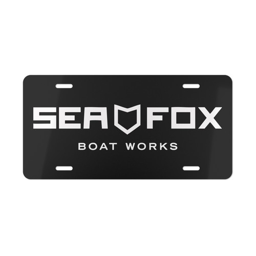 Targa vanità logo sea fox - targa,