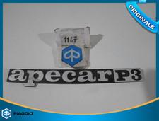 TARGHETTA IN ALLUMINIO PLATE ALUMINUM PIAGGIO APECAR P3