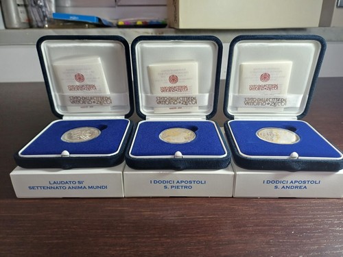 Vaticano argento oro - argento, +