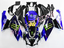 Kit carena carrozzeria iniezione ABS blu nero per Aprilia RS125 2006-2010