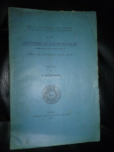 Monticolo la costituzione - g.,