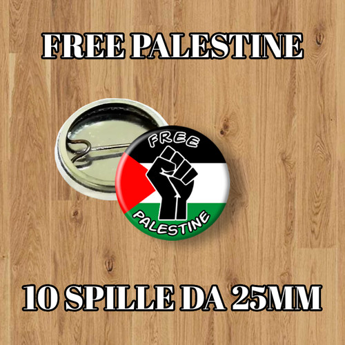 Spille pins free palestine - 10,