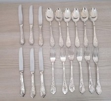 12 Posate Vintage Placcate