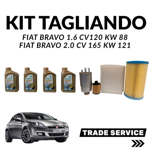 Kit tagliando fiat bravo - tagliando,