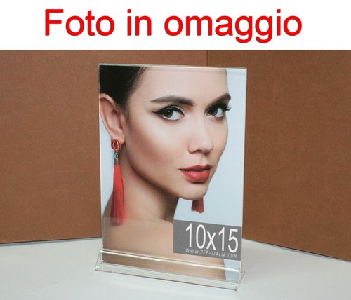 Cornice portafoto trasparente