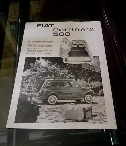 Fiat 500 giardiniera 1955 - fiat,