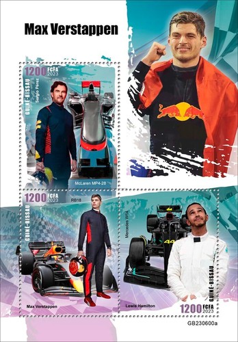 Francobolli max verstappen - max,