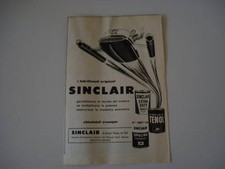 advertising Pubblicità 1958 OLIO OIL SINCLAIR