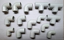 LOTTO 15 PZ. GIUNTI A T CURVE 90° ISPEZIONABILI PER CANALINE