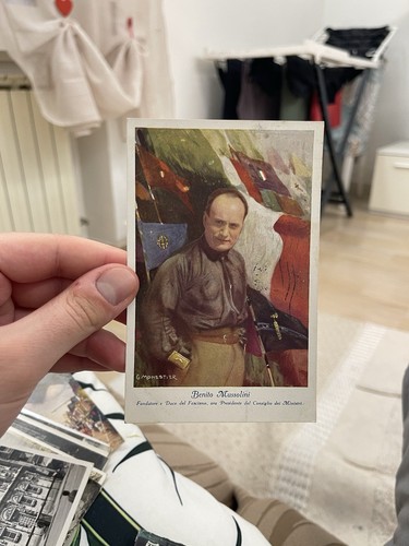 Rara cartolina storica benito - rara,