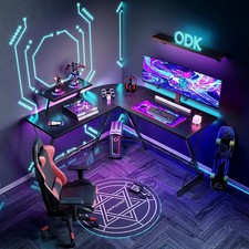 SCRIVANIA GAMING A FORMA DI L