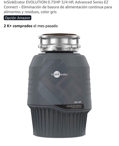 Insinkerator evolution hp - 3/4,